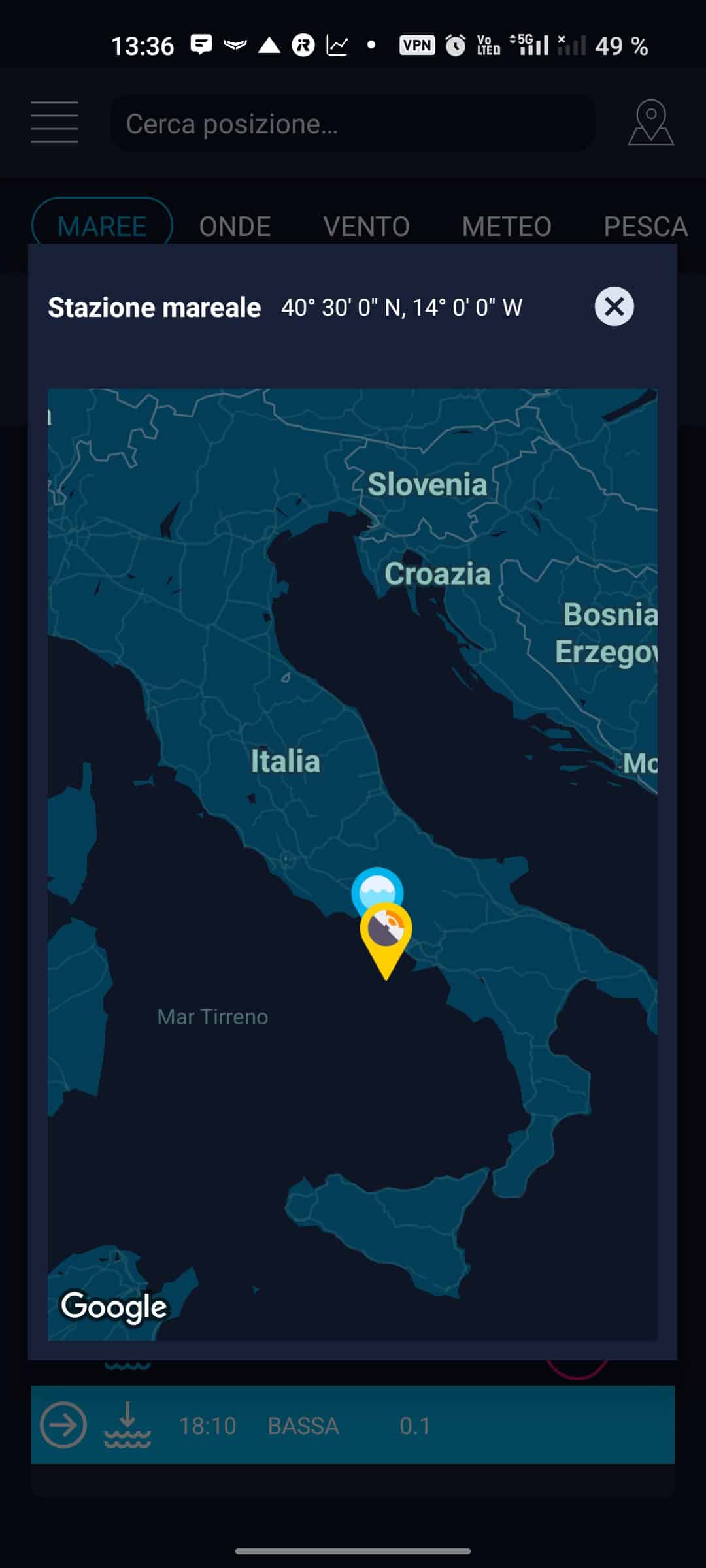 HighTide: maree vicino a me (orari delle maree)